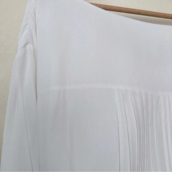 Jackson Rowe Womens Large Puff Sleeve Fluttershy Vneck Blouse - Picture 16 of 16